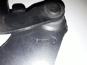 FIAT Punto (2005–2018) Scharnier Motorhaube 31G91D - 3