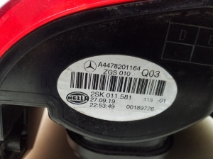 Mercedes Benz Vito 447 (2014–2026) Eckleuchte hinten A4478201164 - 2