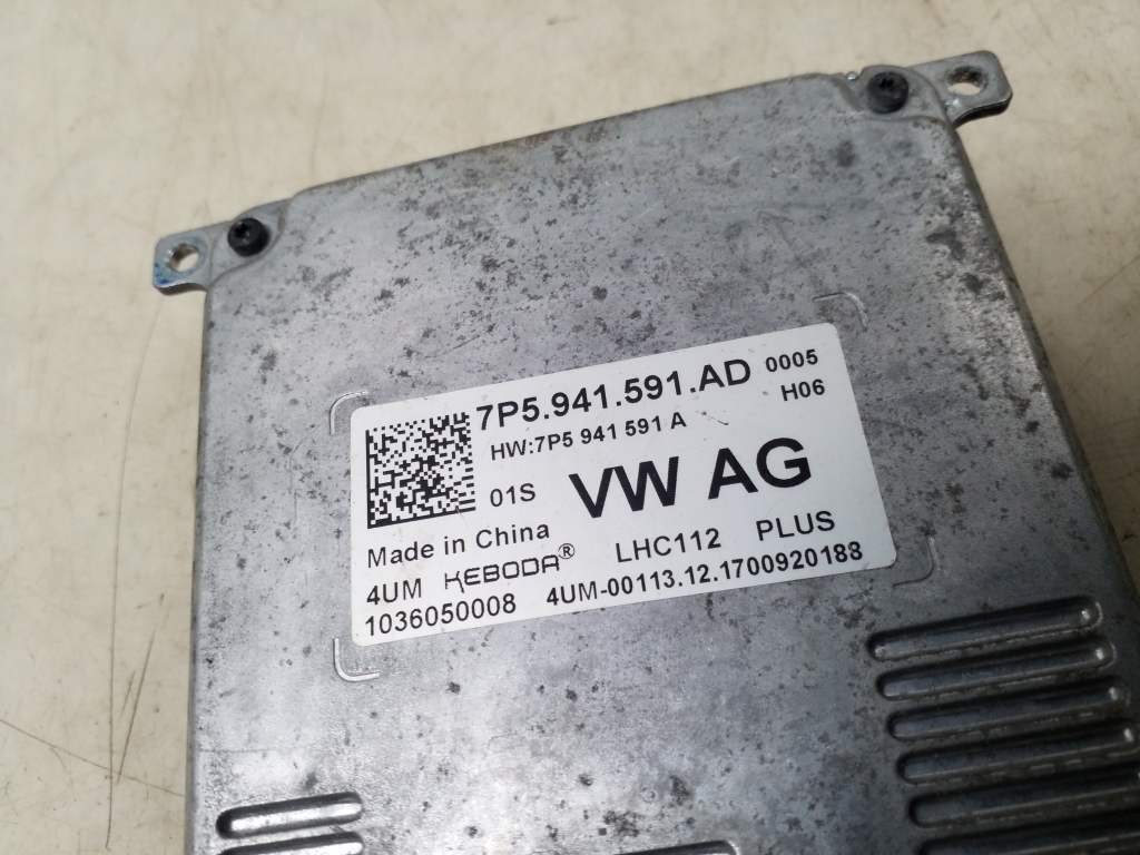 VOLKSWAGEN Golf 7 generation (2012-2024) Xenon Light Control Unit 7P5941591AD 24966125