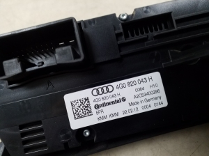 AUDI A7 (2010–2018) Heater control panel 4G0820043H - 5