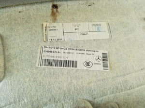 Mercedes Benz E-Class W212 (2009–2015) Dachhimmel A2126906150 - 4