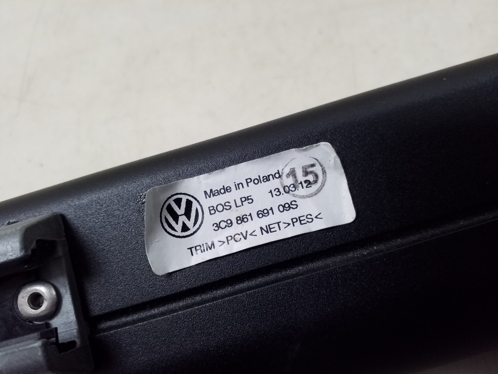 VOLKSWAGEN Passat B7 (2010-2015) Полка багажника задняя 3C9861691 24966685
