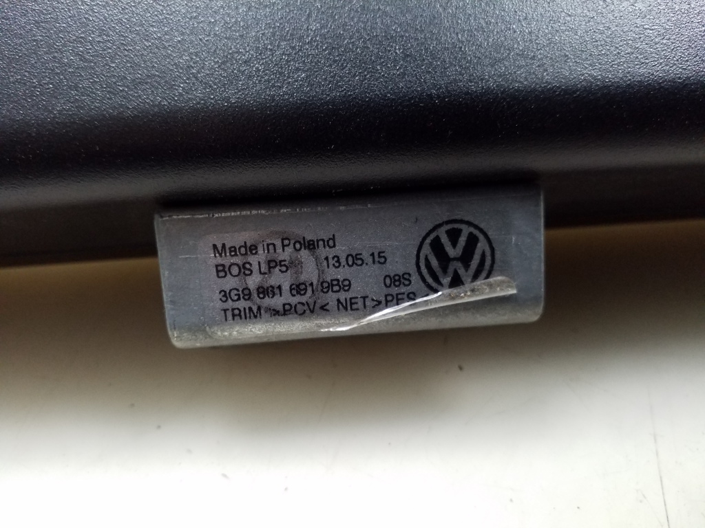 VOLKSWAGEN Passat B8 (2014-2023) Tablette arrière 3G9861691 24966684