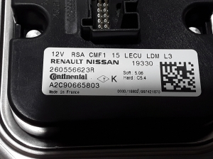 RENAULT Clio V (2019–2026) Xenon headlight control unit 260556623R - 2