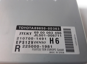 TOYOTA Yaris (2011–2020) Servolenkungspumpenmodul 896500D363 - 2