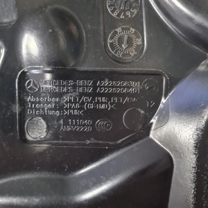 Mercedes Benz S-Class 222 (2013–2020) Kapotialune kate A2226208401 - 2