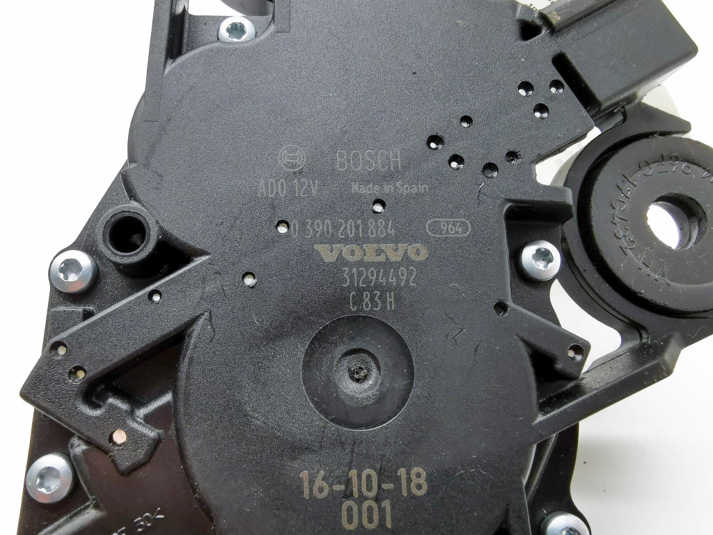 VOLVO V40 2 generation (2012-2020) Bagāžas nodalījuma loga tīrītāja motorīts 31294492 21475662