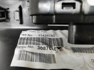 VOLVO S90 (2016–2026) Sonstiges Teil der Heckklappe 31426781 - 4