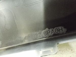 NISSAN Juke F16 (2018–2026) Priekšējais bamperis 620226PA0H - 2
