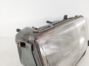 Mercedes Benz E-Class W124 (1985–1995) Scheinwerfer vorne A1248205461 - 2