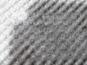 AUDI Q5 (2008–2017) Summuti kuumakaitse 8R0521443 - 2