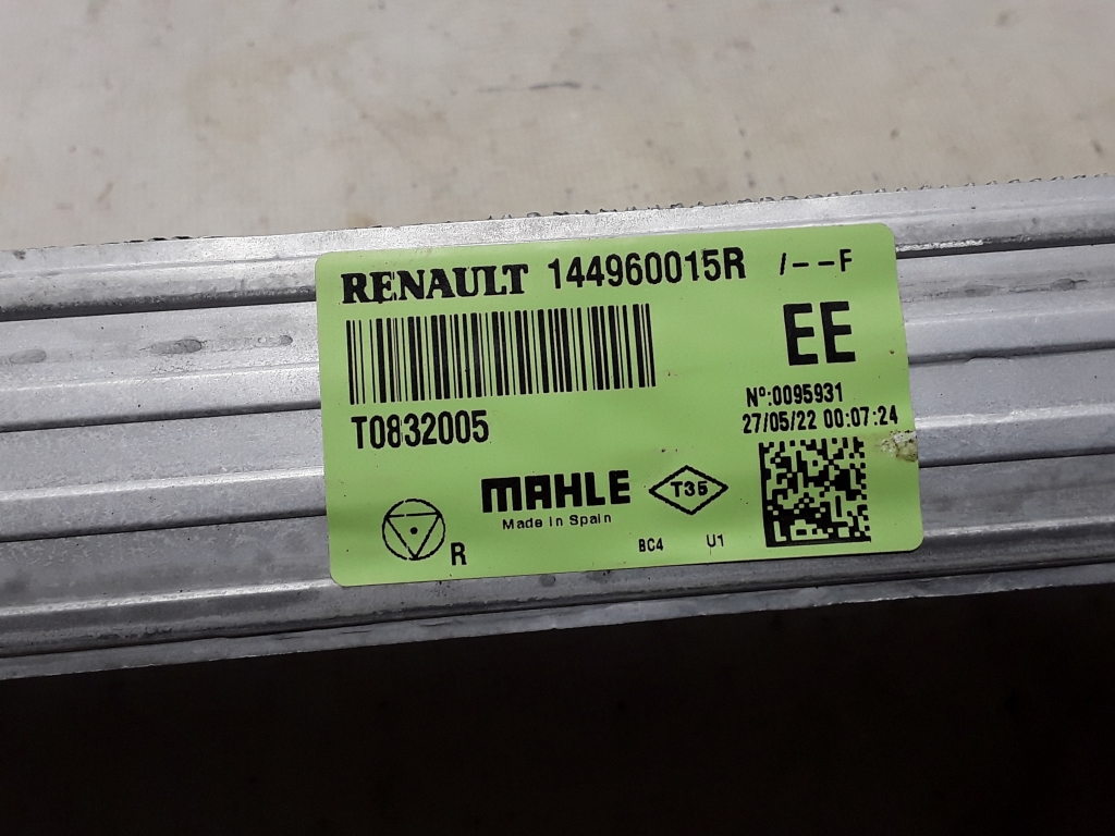 RENAULT Master 3 generation (2010-2023) Intercooler Radiator 144960015R 21017396