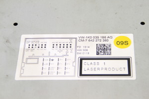 Volkswagen Passat B7 (2010–2014) Radio (head unit) 1K0035186AQ - 3