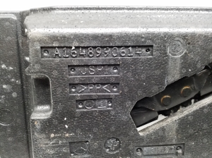  Key case in the trunk and its details 