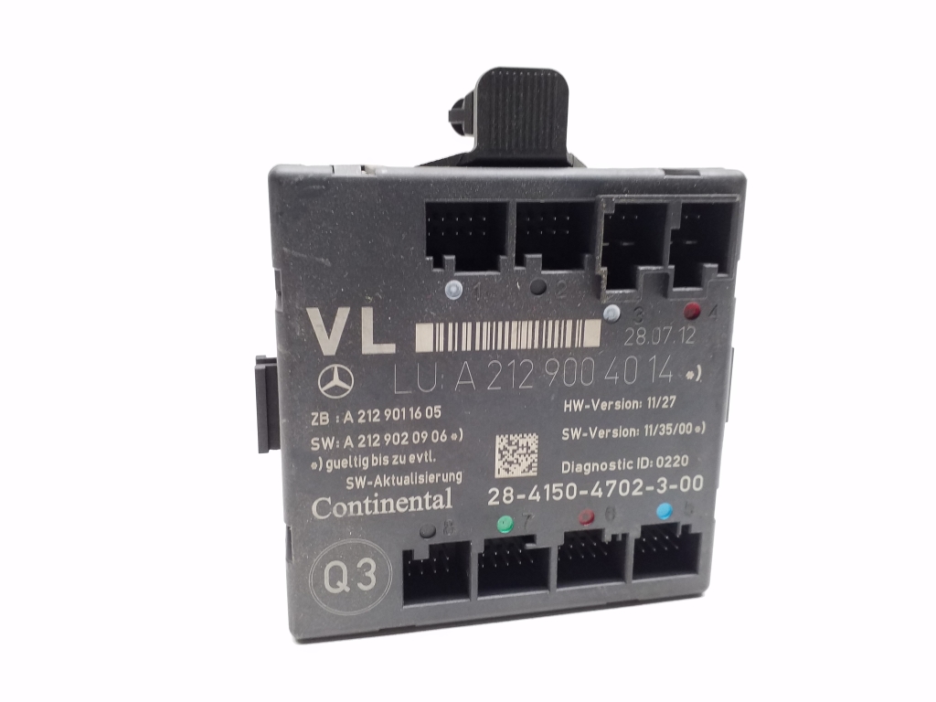 Mercedes Benz E-Class W212 (2009–2015) Front door control unit A2129004014 Mercedes Benz E-Class W212 (2009–2015) Front door control unit A2129004014