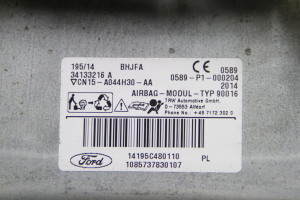 Ford EcoSport (2013–2026) Pasažiera drošības spilvens panelī CN15A044H30AA - 2