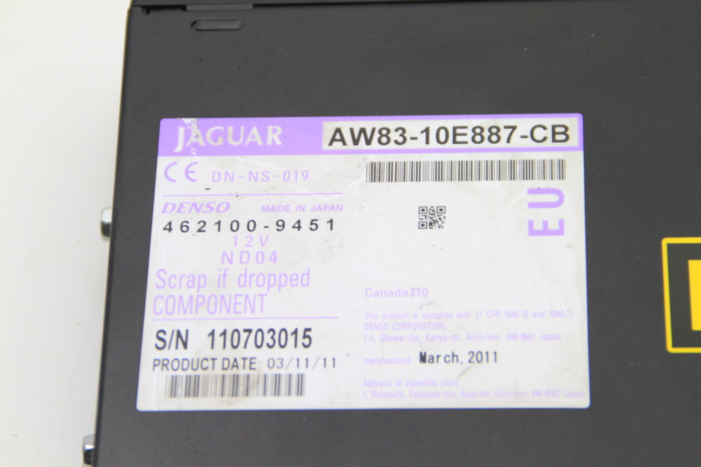 JAGUAR XF 1 generation (2002-2010) CD keitiklis AW8310E887CB 25093527