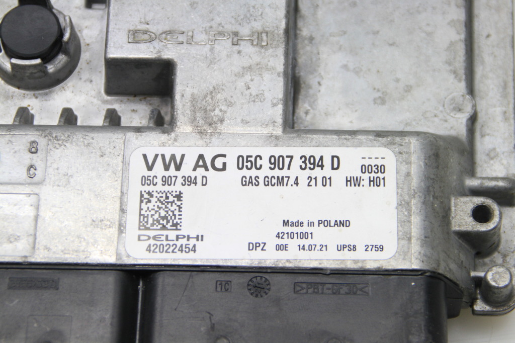 VOLKSWAGEN T-Cross 1 generation (2019-2023) Moottorin ohjausyksikkö ECU 05C907394D 24602240