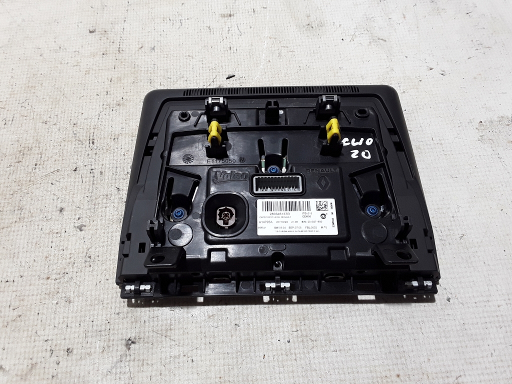 RENAULT Clio 5 generation (2019-2023) Navigation Display 280346137R 21018306