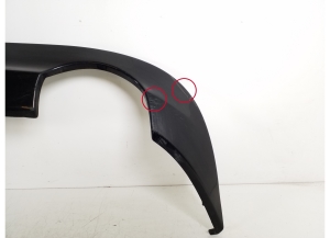 Mercedes Benz E-Class W212 (2009–2015) Rear bumper lower spoiler A2128852825 - 4