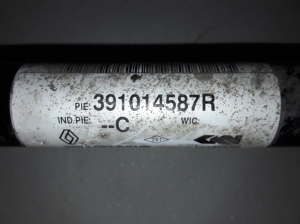 RENAULT Kadjar (2015–2026) Front drive shaft and its parts 391014587R - 2