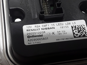 RENAULT Kadjar (2015–2026) Xenon headlight control unit 260551225R - 3