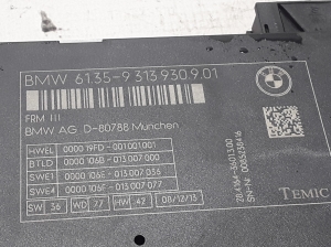 BMW 5 SERIES F11 (2010–2017) Light control module 9313930 - 2