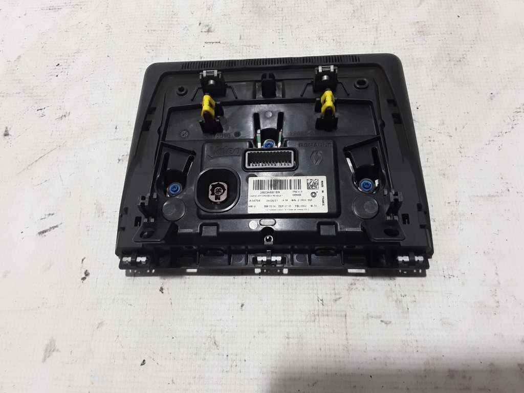 RENAULT Zoe 1 generation (2012-2023) Navigation Display 280346916R 21019663