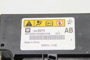 Chevrolet Cruze (2009–2015) Airbagsteuergerät 13589374 - 2