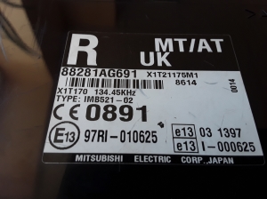 Subaru Outback (2003–2009) Komfortsteuergerät 88281AG691 - 2
