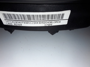 Land Rover Freelander (2006–2014) Stūres drošības spilvens 6H52043B13ACW - 3