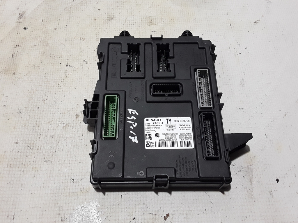 RENAULT Espace 5 generation (2015-2023) Touch screen control units 284B17439R 21047941