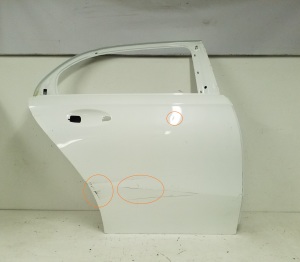 Mercedes Benz A-Class 177 (2018–2026) Rear side doors A1777321000 - 6