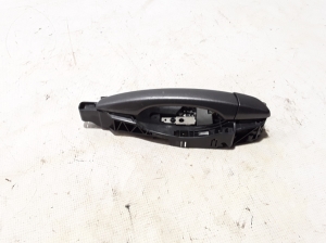 Rear side door exterior handle and its parts