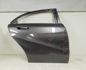 Mercedes Benz A-Class 176 (2012–2018) Rear side doors A1767320210 - 3