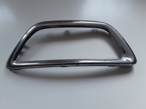   Front bumper fog cover chrome 