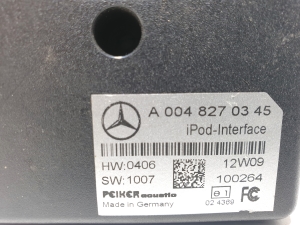 Mercedes Benz C-Class 204 (2007–2014) Bluetooth-Modul A 004 827 03 45 - 2