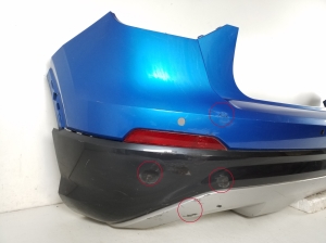 AUDI Q2 (2016–2026) Rear bumper 81A807511 - 3