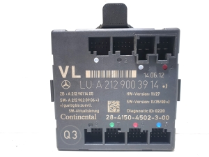 Priekšējo durvju vadības bloks - A 212 900 39 14