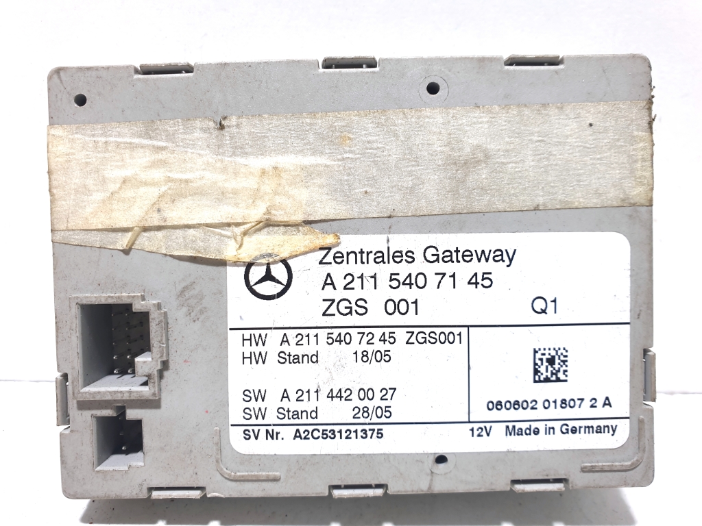 Used Mercedes Benz E-Class Central locking control unit A 211 540 71 45