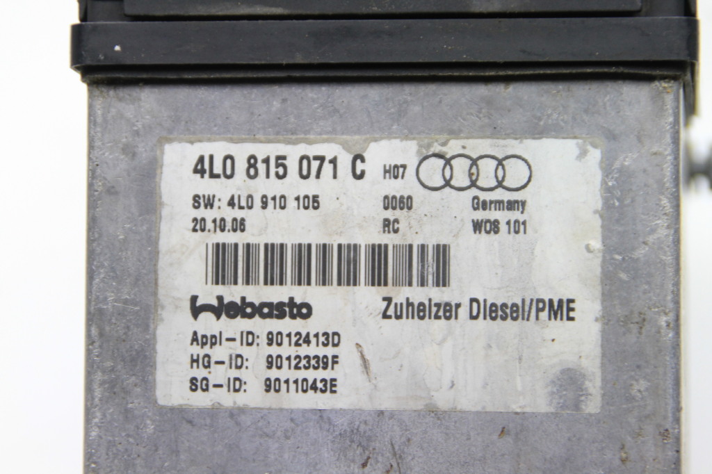 AUDI Q7 4L (2005-2015) Autonomous heater 4L0815071C 25300670