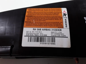 VOLVO XC70 (2007–2016) Sitzairbag vorne 31332438 - 2