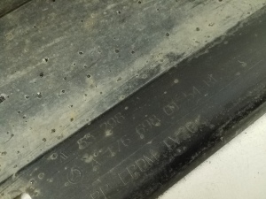 Mercedes Benz A-Class 176 (2012–2018) Schwellerverkleidung außen A1766980154 - 3