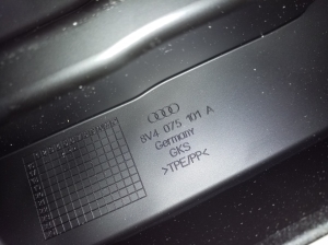 AUDI A3 8V (2012–2020) Mud flap 8V4075101A - 3