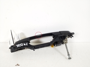 TOYOTA Urban Cruiser (2009–2017) Front door external opening handle and its details - 2