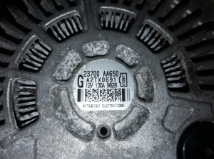 Subaru Outback (2009–2014) Generaator 23700AA650 - 3