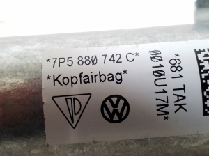  Airbag for the roof 