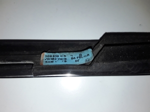 Volkswagen Passat B8 (2014–2023) Fensterschachtleiste außen Tür hinten 3G9839476 - 2