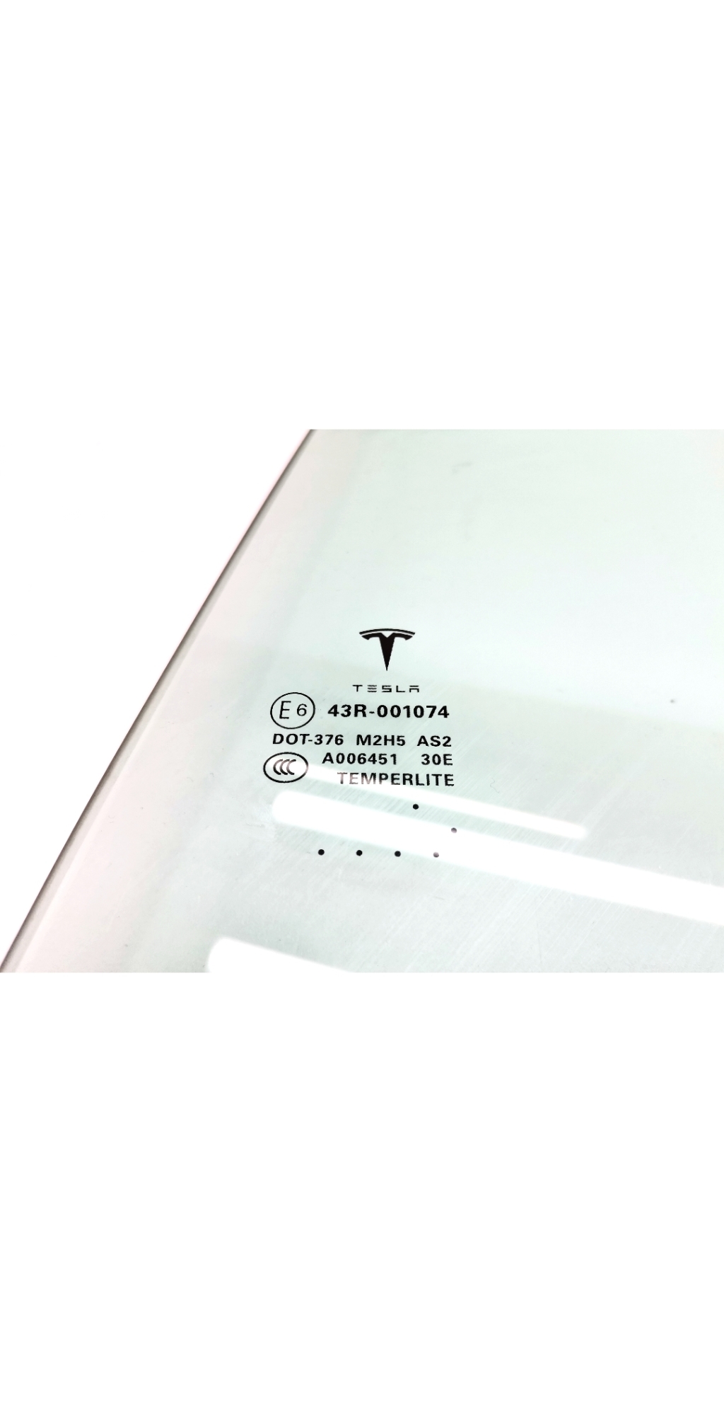 TESLA Model S 1 generation (2012-2024) Left Side Sliding Door Glass 43R-001074 21186436