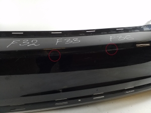 BMW 4 SERIES F32 (2013–2020) Aizmugurējais bamperis 51127285545 - 3